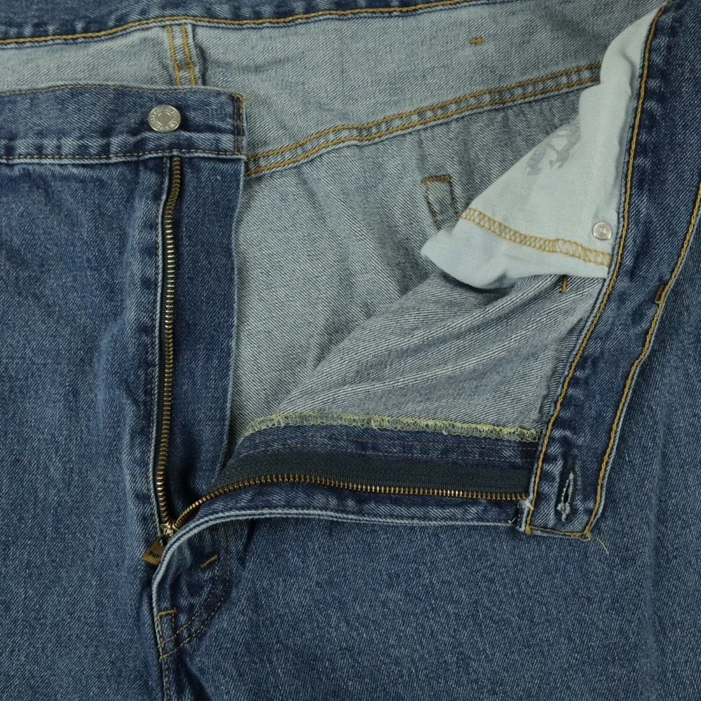 Levi's 550 Jeans Mens 50x29 Relaxed Fit 5-Pocket Cotton Denim‎ Blue